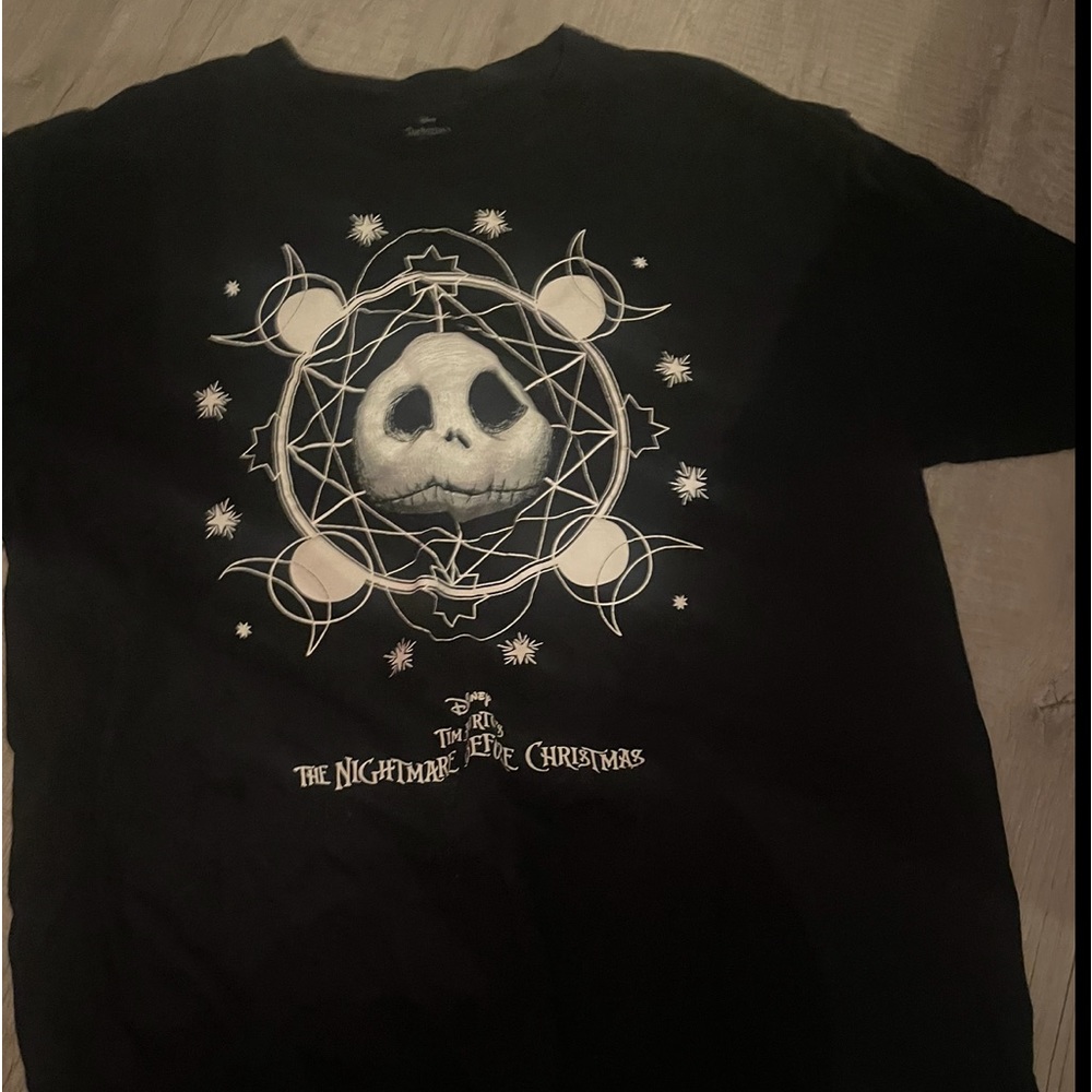 Nightmare Before Christmas Jack Skellington T Shirt Size L Barely Worn